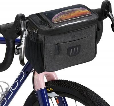 Sacoche Guidon Velo Etanche 6L Sac Avant Sacoche Support Telephone VTT Route XL