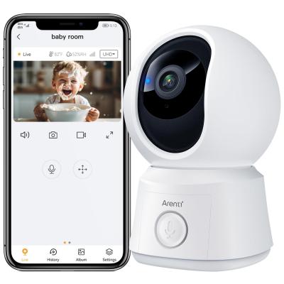 ARENTI Cam�ra Surveillance WiFi Int�rieur, Babyphone Camera B�b�, Baby Phone ...