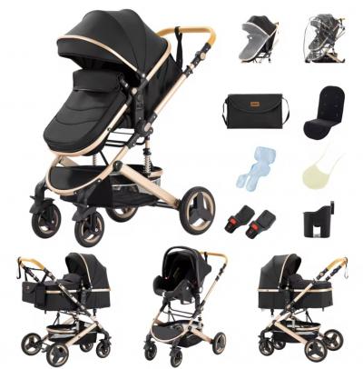 Poussette Portable Si�ge Auto Multifonction L�g�re 3 en 1 pour B�b�, Nouveau n�