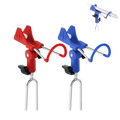 2 pi�ces de support pour canne � p�che, support de canne � p�che en acier
