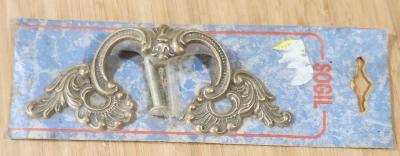 Louis XVI Zamak Bronze Drawer Pull Handle 180 mm Bronze Commode Under Blister