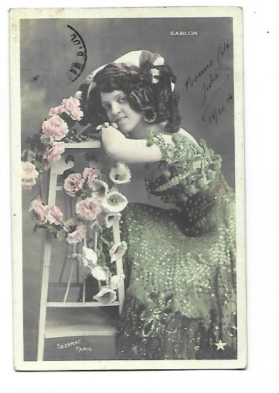 Op�ra Th��tre Femme Artiste 1900 Sablon Photo Sazerac