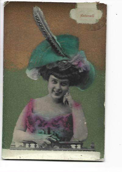 Op�ra Th��tre Femme Artiste 1900 Antonelli