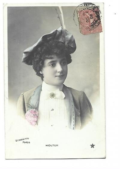Op�ra Th��tre Femme Artiste 1900 Molter Photo Stebbing