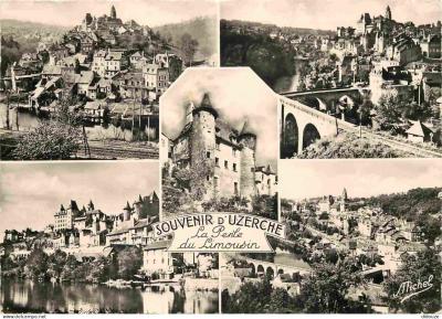 Carte Postale   19   Uzerche   Multivues   Mention Photographie v�ritable   Cart