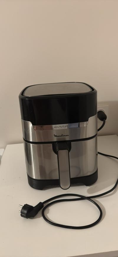 air fryer moulinex, noir et gris, �tat neuf, bol 4,5 L