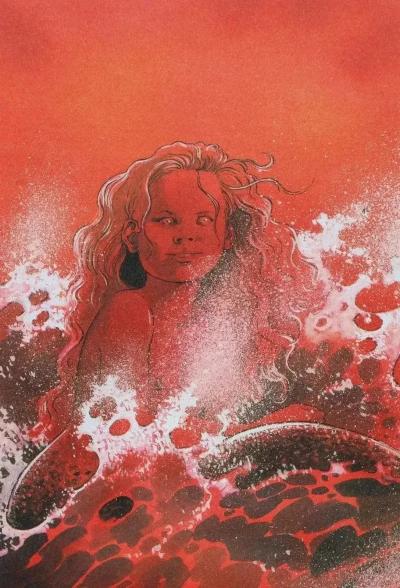 Fran�ois BOURGEON : La Sir�ne Rouge , EX LIBRIS sign�e au crayon, 2002, 199 ex