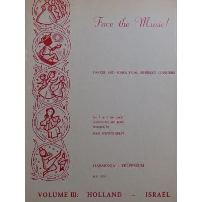 Danses et chansons de diff�rents pays Pays Bas Isra�l fl�te piano 1972