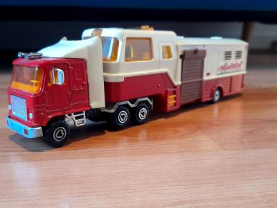 Majorette France camion transport chevaux remorque caravane