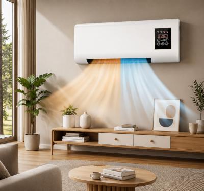 Mini Climatiseur Mural Chauffage & Refroidissement Rapide T�l�commande 8H