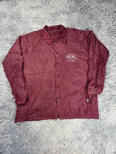 Veste I Ride Sideways Bordeaux Logo Blanc Shred Threads Streetwear Snowboard M