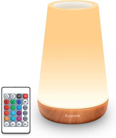 Lampe de Chevet Veilleuse d'allaitement Nuit Veilleuse B�b� Tactile Brun Clair