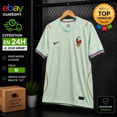 Maillot �quipe de France vert menthe M
