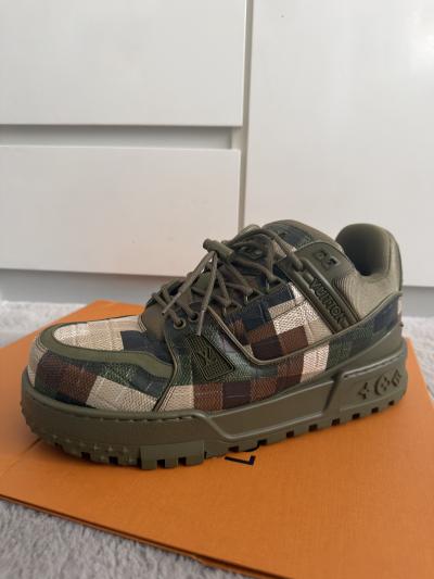 Louis Vuitton lv trainer maxi military python