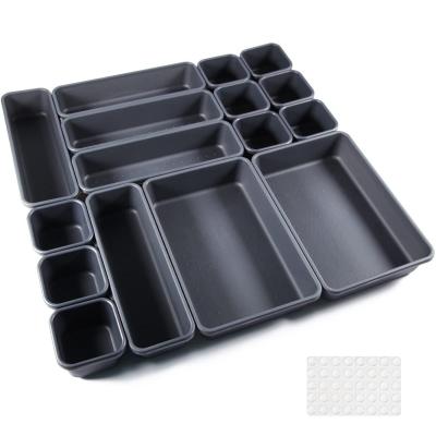 16 Pcs Organisateur Rangement Tiroir Cuisine Organiseur de Rangement Bureau