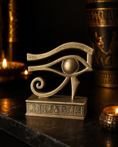 il d Horus 10 cm   Statue �gyptienne Dor�e D�co �gypte Antique Mystique