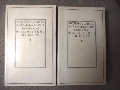 Jean Rousset ANTHOLOGIE DE LA PO�SIE BAROQUE FRAN�AISE 2 tomes Armand Colin 1961