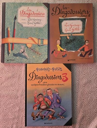 Lot des 3BD de la s�rie Les Dingodossier de Goscinny et Gotlib