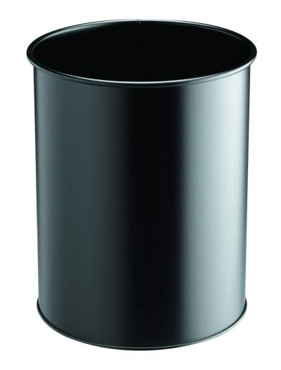 Poubelle bureau   Corbeille � papier   15L   Ronde   En acier r�sistant