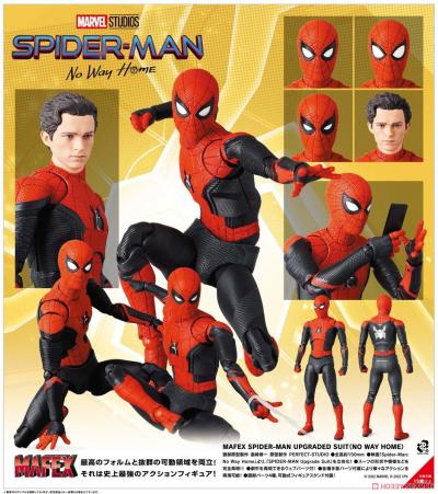 MEDICOM Mafex 194 Spider Man Upgraded Suit (No Way Home) Spiderman