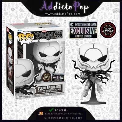 Funko Pop! MARVEL Venom [966]   Poison Spider Man (GITD Chase) (Entertainment Ea