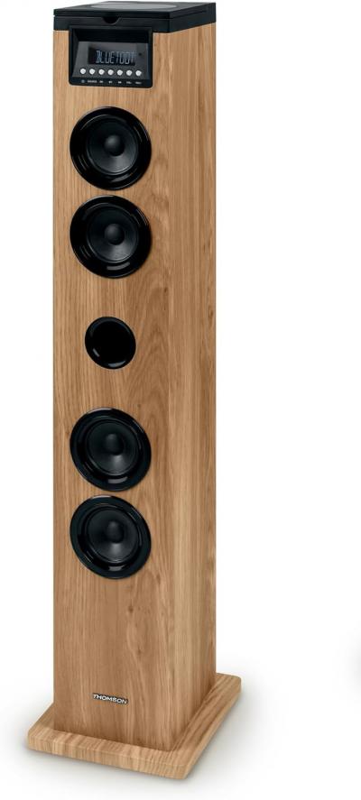 Tour De Son Bluetooth Avec Lecteur CD, Enceinte Colonne Hifi 60W, Radio FM, Port