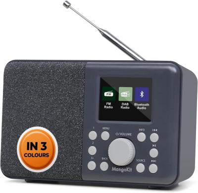 MD3 Radio Num�rique Portable Dab-Dab  Et FM, Haut Parleur Bluetooth, 40 Stations