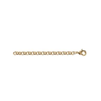 Appr�t extension cha�nette Jaseron 8CM Plaqu� or 18 Carats Bracelet-Collier