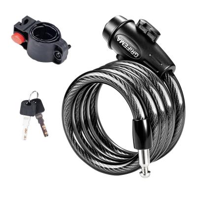 GRIFEMA GA1204 12 Cha�ne Antivol V�lo 120 cm C�ble Acier 12 mm Anti Corrosion Fr