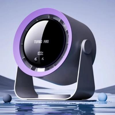 Ventilateur de Table Silencieux Sans Pale Turbo Fan Rechargeable Bureau USB