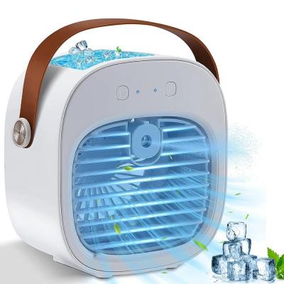Mini Climatiseur Portable Rechargeable Ventilateur Humidificateur d'Air Bureau
