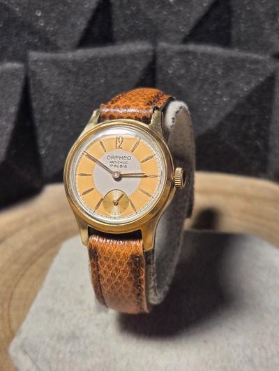 Montre Orpheo Vintage 17 Rubis Petite Seconde M�canique 29,5 mm Fonctionne
