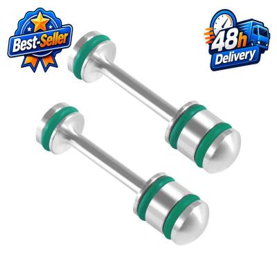 6061 T6 Aluminum Alloy Round Rods for GM LS Engines   2 Pack