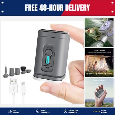 Portable Air Pump for Inflatables, ICEKATI Mini Electric Rechargeable Inflate De