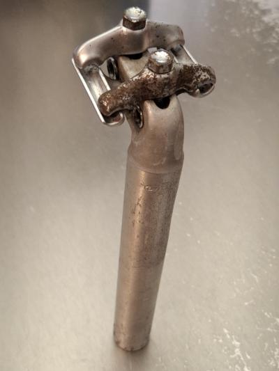 Campagnolo Nuovo Record Seatpost 27mm Vintage   Tige de Selle (For Restauration)