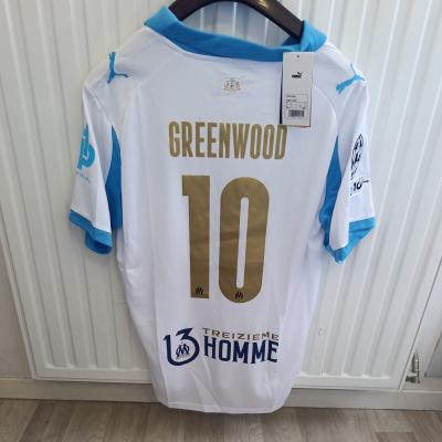Maillot Domicile Olympique De Marseille Taille L 10 Greenwood