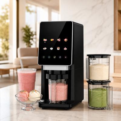 Machine � Glace 10 en 1 800W Sorbeti�re Gelato Yaourt Glac� Smoothie 3 Bols
