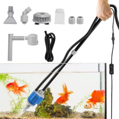 6 En 1 Aspirateur Aquarium Electrique, Kit De Nettoyage De Gravier, R�servoir �