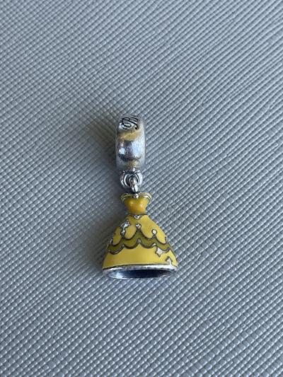 Pandora Disney Belle Robe Jaune 791576ENMX Argent 925 Beauty Beast Dress �mail