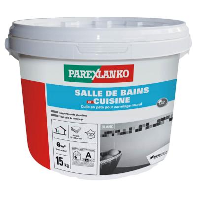 Salle de bains et cuisine, Colle carrelage en p�te pour mur int�rieur sp�cial