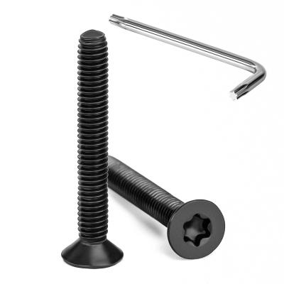 Vis � T�te Frais�e Torx M4 x 30 mm Noir Vis � Six Pans Creux en Acier