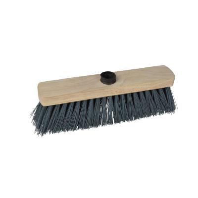 T�te de Balai Sols Durs en Bois et Fibres Nylon 30 cm Usage Ext�rieur, Naturel