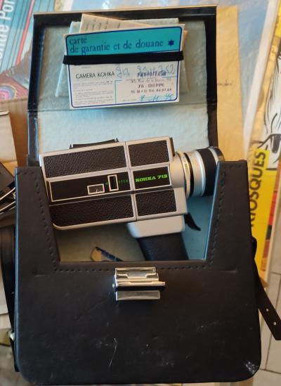 Camera super 8 KOHKA 713 (Japon) TBE avec sacoche d'origine