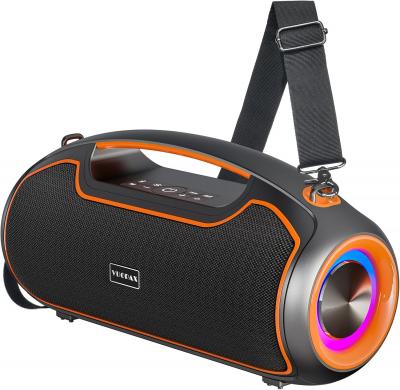 Enceinte Bluetooth Portable Puissante Avec 2 Subwoofers, 200W Cr�te, Basses Renf