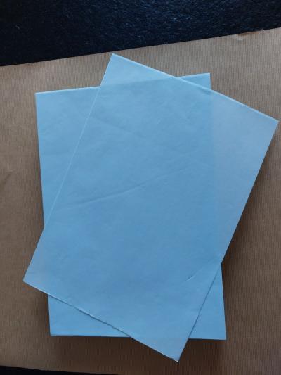 Ramette de 500 feuilles papier pelure BLEU 40 g   Format A4   21 cm x 29,7 cm