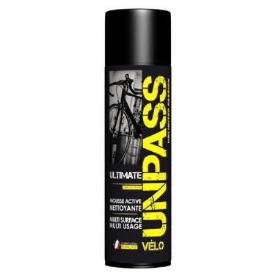 Mousse nettoyante lustrante v�lo Unpass Ultimate 500ml sans eau Made in France