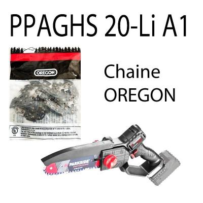 cha�ne OREGON  tron�onneuse PARKSIDE PPAGHS 20 Li A1 Bien v�rifier votre mod�le
