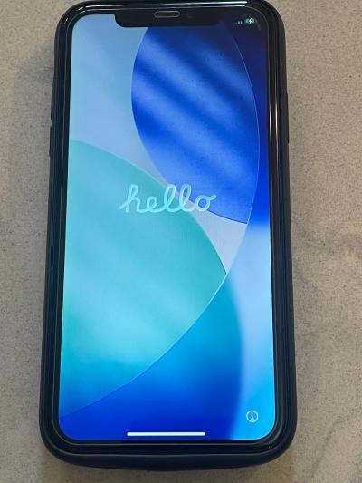 APPLE IPHONE 11 MOD�LE A2221 256 G0 GRIS DESIMLOCK� BON �TAT BATTERIE NEUVE 100%