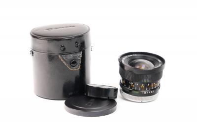 Objectif Canon Lens FD f-4   17mm  # 10232 Avec bouchons.