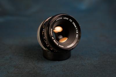 Objectif Canon FD 5Omm f1.8 SC   version 6 lamelles de diaphragme